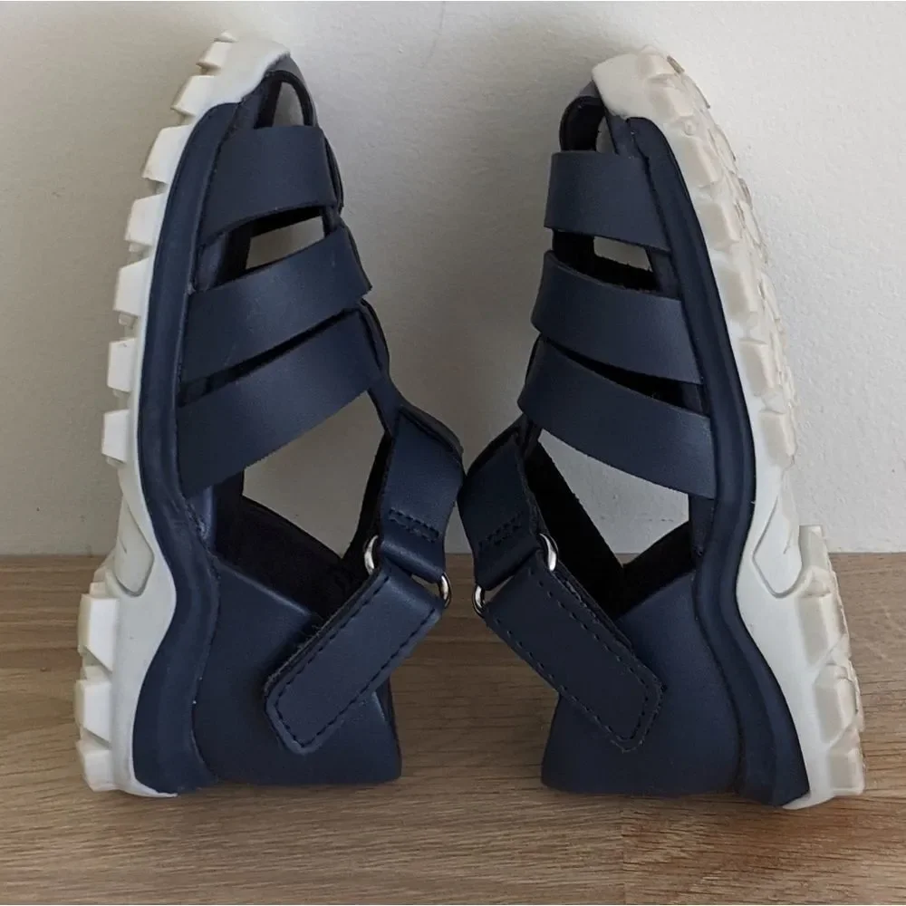 Zara Navy Blue Fisherman Sandals Toddler Girl Size 5
